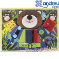 Andreu Toys Активна дъска за основни умения - Облечи мечето SXR001